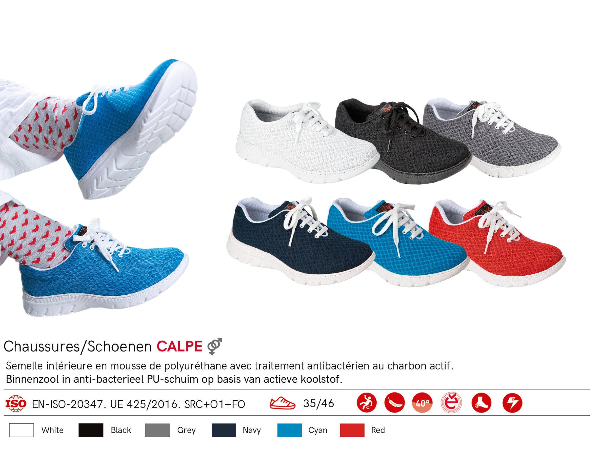 CALPE - Chaussures antidérapantes